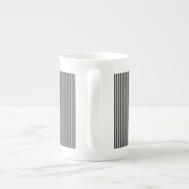 Tasse En Porcelaine Rythme vertical (Dos)