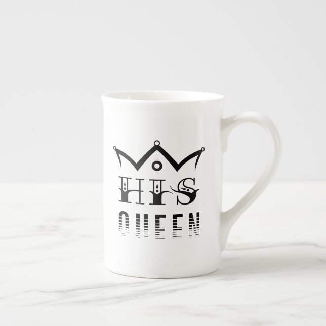 Tasse En Porcelaine Sa Reine (Droite)