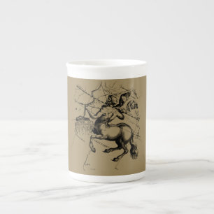 Tasse En Porcelaine Sagittarius Constellation Carte Engraving Hevelius