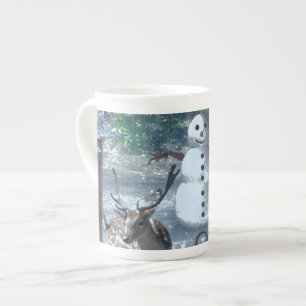Tasse En Porcelaine Salutations d'hiver