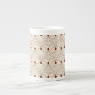 Tasse En Porcelaine Sapin de Noël simple et élégant 