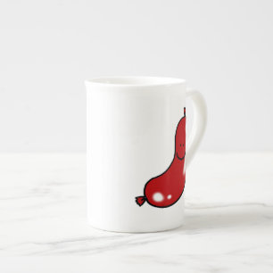 Tasse En Porcelaine Saucisse mignonne