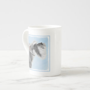 Tasse En Porcelaine Schnauzer (Giant, Standard) Peinture - Chien Art