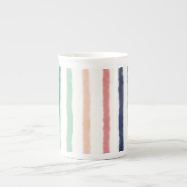 Tasse En Porcelaine Seabreeze Stripes (Devant)