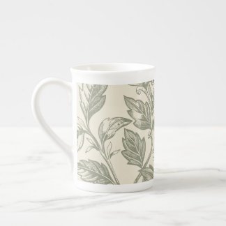 Tasse En Porcelaine Serene Sage Green | Charme de la vigne rustique Co