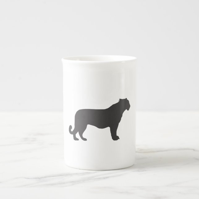 Tasse En Porcelaine Silhouette Tiger (Devant)