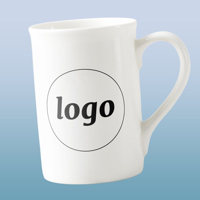 Tasse En Porcelaine Simple Logo Branding Business Promotional (Simple logo business branding promotional bone china mug)