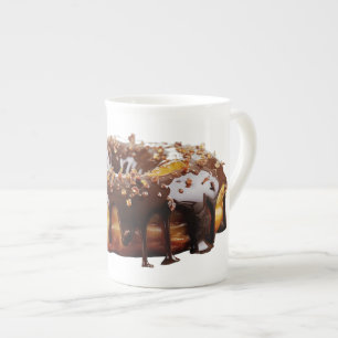 Tasse En Porcelaine SlipperyJoe's beignet décadent recouvert d'une épa