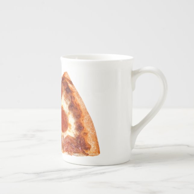 Tasse En Porcelaine SlipperyJoe's classique pepperoni pizza tranche fo (Droite)