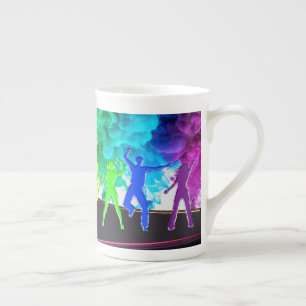 Tasse En Porcelaine SlipperyJoe's Dancing Pride Shadows cadeaux gay ar