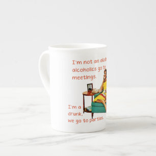 Tasse En Porcelaine SlipperyJoe's fêtes artistiques cadeaux gay pride