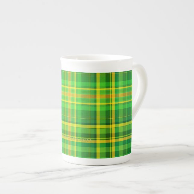 Tasse En Porcelaine SlipperyJoe's Saint Patrick's Day Pla vert-jaune (Devant droit)