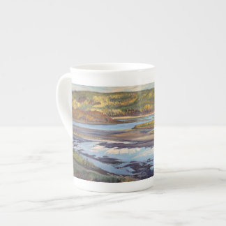 Tasse En Porcelaine Soirée d'Athabasca - tasse de porcelaine tendre