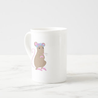 Tasse En Porcelaine Souris florale