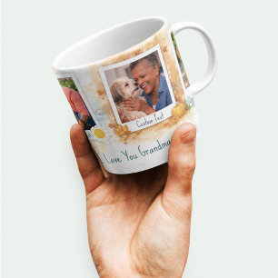 Tasse En Porcelaine Spécialité de collage photo de souvenirs saisonnie