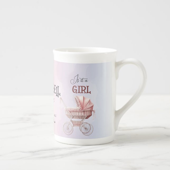 Tasse En Porcelaine Spécialité de la révélation du genre de bébé (Droite)