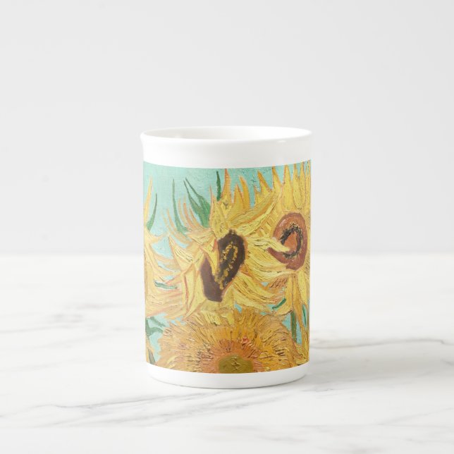 Tasse En Porcelaine Sunflowers Vincent van Gogh (Devant)