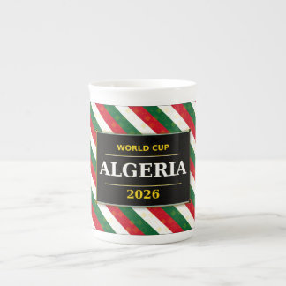 Tasse En Porcelaine Supporteur de football algérien 2026 avec des moti