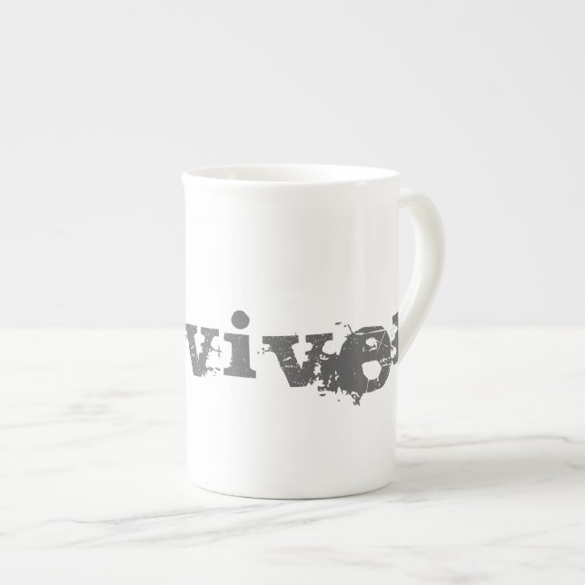 Tasse En Porcelaine Survivant (Devant droit)