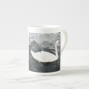 Tasse En Porcelaine Swan impressionniste