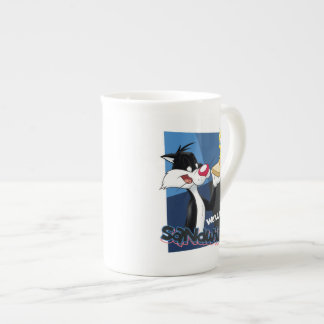 Tasse En Porcelaine SYLVESTER™ & TWEETY™ "Nous allons jouer au sandwic