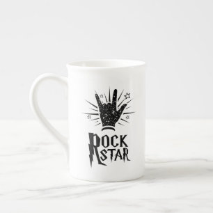 Tasse En Porcelaine Symbole de main de vedette du rock
