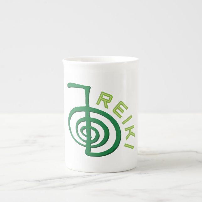 Tasse En Porcelaine Symbole Reiki (Devant)