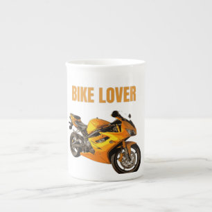 Tasse En Porcelaine T-Shirt Moto pour Amateur de Vélo Vêtement pour