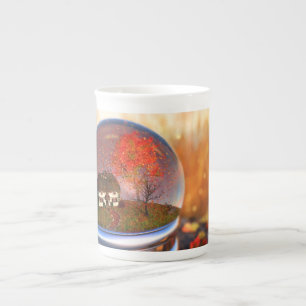 Tasse En Porcelaine Tableau de coupe du monde de feuille d'érable