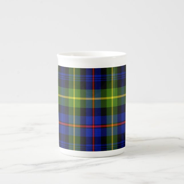 Tasse En Porcelaine Tartan d'écossais d'archer (Devant)