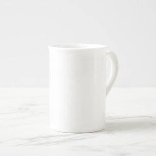 Tasse En Porcelaine Tasse blanche de la porcelaine tendre 10oz de ~ de