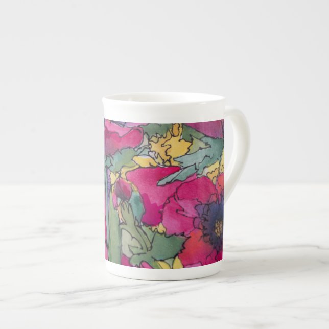 Tasse En Porcelaine Tasse de porcelaine d'édition limitée, ruisseaux (Devant droit)