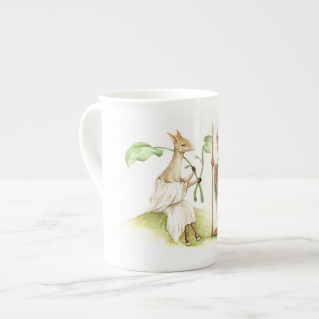 Tasse En Porcelaine Tasse de porcelaine tendre de cercueil de (Devant gauche)