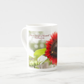 Tasse En Porcelaine Tasse de porcelaine tendre de tournesol avec