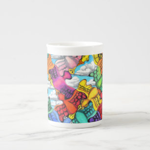 Tasse En Porcelaine Tasse de porcelaine tendre d'embouteillage