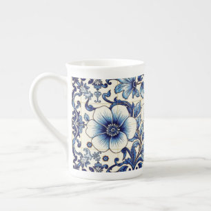 Tasse En Porcelaine Tasse de type porcelaine osseuse avec motif de car