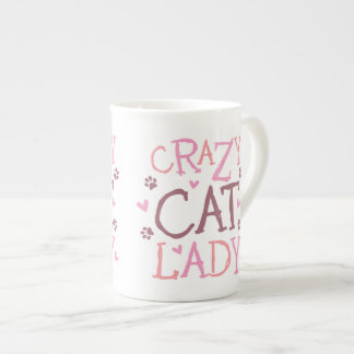 Tasse En Porcelaine Tasse folle de Madame porcelaine tendre de chat