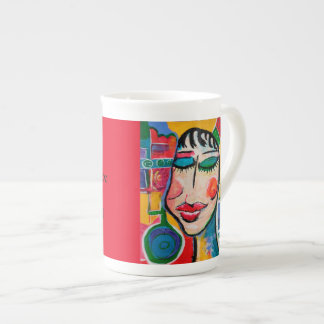 Tasse En Porcelaine Tasse inspirée de porcelaine tendre de renarde