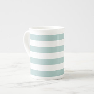 Tasse En Porcelaine Tasse rayée de porcelaine tendre