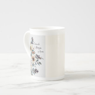 Tasse En Porcelaine teintes d'amour - Aquarelle Hugs