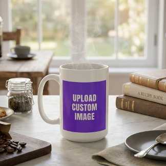 Tasse En Porcelaine Télécharger 2 Image personnalisée - Ajoutez la vôt