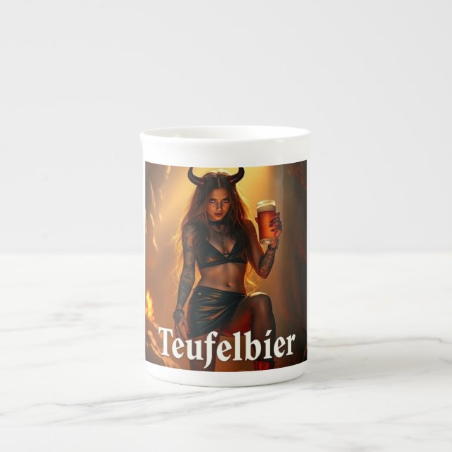 Tasse En Porcelaine Teufelbier: straight from hell (Devant)
