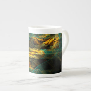 Tasse En Porcelaine The Eye of the Jungle Abstract