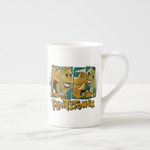 Tasse En Porcelaine The Flintstones   Retro Comic Character Panels