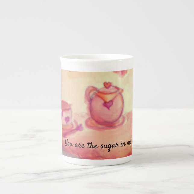 Tasse En Porcelaine thé-temps (Devant)