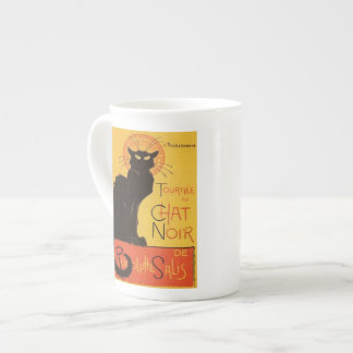 Tasse En Porcelaine Tournée du Chat Noir, cru de chat noir de Steinlen