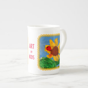 Tasse En Porcelaine Tournesol "Art by Kids"
