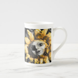 Tasse En Porcelaine Tournesols - Thé de sang et cordes rouges