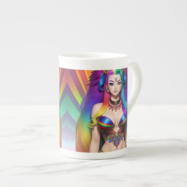 Tasse En Porcelaine Toutes les Princesses ne portent pas de couronnes  (Devant droit)