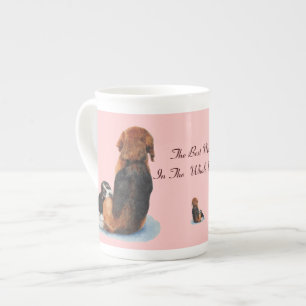 Tasse En Porcelaine très mignon chiot beagle avec maman chien
